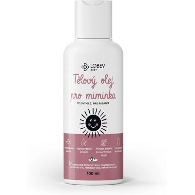 LOBEY Telový olej pre bábätká 100 ml LOBEY Telový olej pre bábätká 100 ml