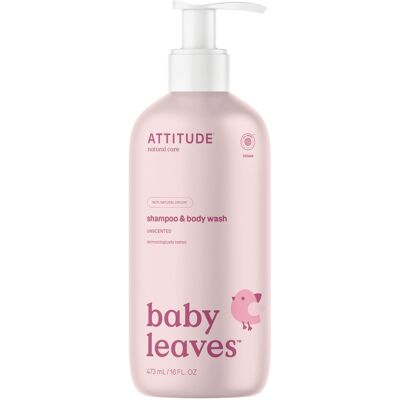 ATTITUDE Baby Leaves 2 v 1 bez vône 473 ml ATTITUDE Baby Leaves 2 v 1 bez vône 473 ml