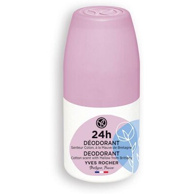YVES ROCHER 24 h s vôňou bavlny 50 ml YVES ROCHER 24 h s vôňou bavlny 50 ml