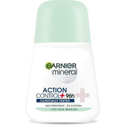 GARNIER Mineral Action Control + Clinically Roll-On Antiperspirant 50 ml GARNIER Mineral Action Control + Clinically Roll-On Antiperspirant 50 ml
