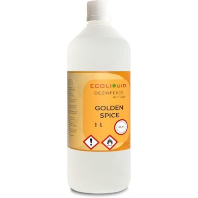 Ecoliquid ANTIVIRAL dezinfekcia na ruky Golden Spice 1 l náhradná náplň Ecoliquid ANTIVIRAL dezinfekcia na ruky Golden Spice 1 l náhradná náplň