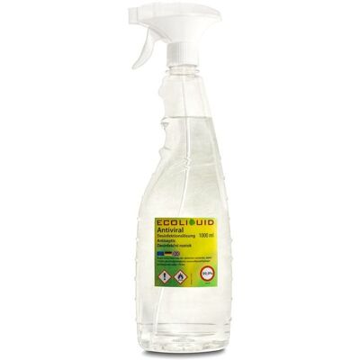 Ecoliquid ANTIVIRAL dezinfekcia na ruky 1 l sprej Ecoliquid ANTIVIRAL dezinfekcia na ruky 1 l sprej
