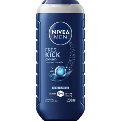 NIVEA MEN Fresh Kick Shower Gel 250 ml NIVEA MEN Fresh Kick Shower Gel 250 ml