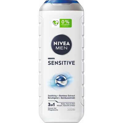 NIVEA MEN Sensitive Shower Gel 500 ml NIVEA MEN Sensitive Shower Gel 500 ml