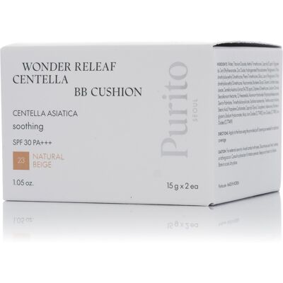 PURITO Wonder Releaf Centella BB Cushion 23 Natural Beige 15 g PURITO Wonder Releaf Centella BB Cushion 23 Natural Beige 15 g