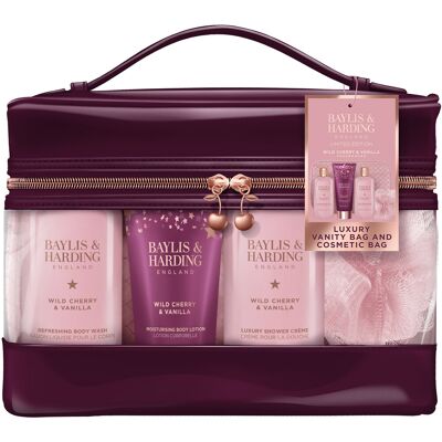 BAYLIS & HARDING Wild Cherry & Vanilla v toaletnej taštičke 800 ml BAYLIS & HARDING Wild Cherry & Vanilla v toaletnej taštičke 800 ml