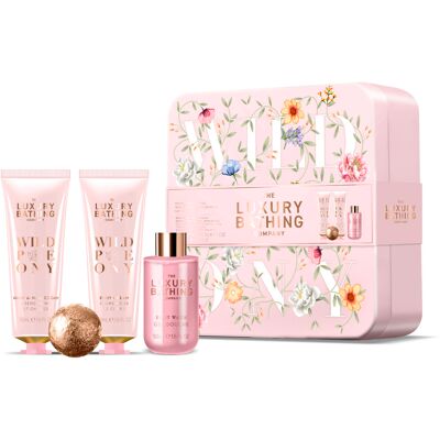 GRACE COLE Pivonka, Broskyňa & Malina v plechovej dóze 150 ml GRACE COLE Pivonka, Broskyňa & Malina v plechovej dóze 150 ml