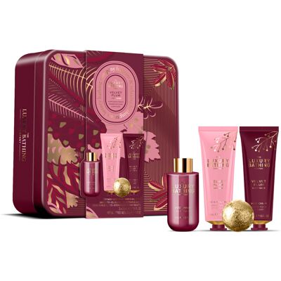 GRACE COLE Velvet Plum & Soft Suede v plechovej dóze 150 ml GRACE COLE Velvet Plum & Soft Suede v plechovej dóze 150 ml