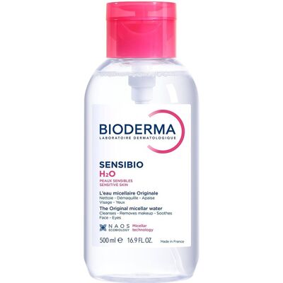 BIODERMA Sensibio H2O Solution Micellaire Pump 500 ml BIODERMA Sensibio H2O Solution Micellaire Pump 500 ml