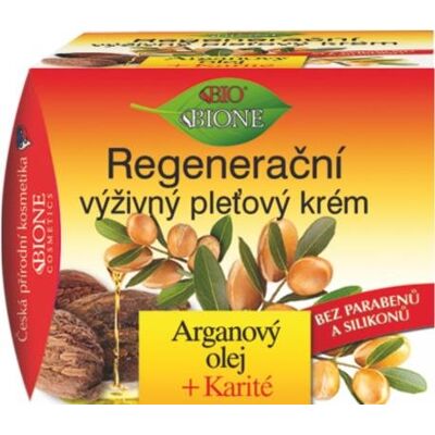 BIONE COSMETICS Bio Arganový olej a Karité Regeneračný výživný pleťový krém 51 ml BIONE COSMETICS Bio Arganový olej a Karité Regeneračný výživný pleťový krém 51 ml