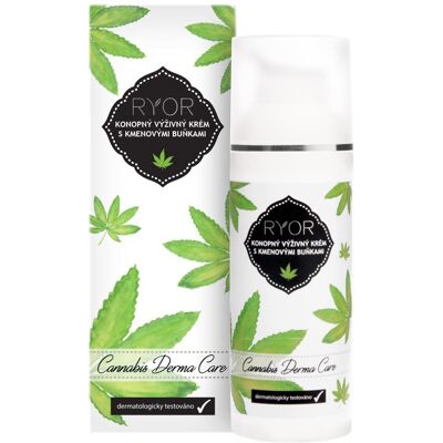 RYOR Konopný výživný krém s kmeňovými bunkami 50 ml RYOR Konopný výživný krém s kmeňovými bunkami 50 ml