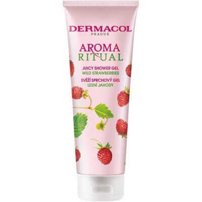 DERMACOL Aroma Ritual – juicy shower gel wild strawberries 250 ml DERMACOL Aroma Ritual – juicy shower gel wild strawberries 250 ml