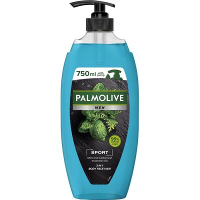 PALMOLIVE For Men Sport 3 in 1 Shower Gel pumpa 750 ml PALMOLIVE For Men Sport 3 in 1 Shower Gel pumpa 750 ml