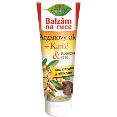 BIONE COSMETICS Bio Arganový olej a Karité Balzam na ruky 205 ml BIONE COSMETICS Bio Arganový olej a Karité Balzam na ruky 205 ml