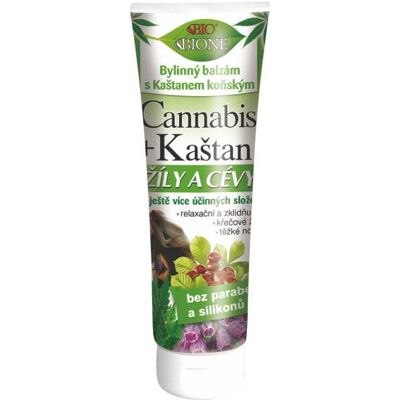 BIONE COSMETICS Bio Cannabis Žily a cievy Bylinný balzam 200 ml BIONE COSMETICS Bio Cannabis Žily a cievy Bylinný balzam 200 ml