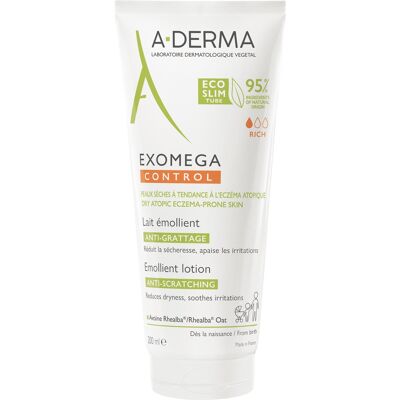 A-DERMA Exomega Control Emolienčné mlieko na suchú kožu so sklonom k atopii 200 ml A-DERMA Exomega Control Emolienčné mlieko na suchú kožu so sklonom k atopii 200 ml