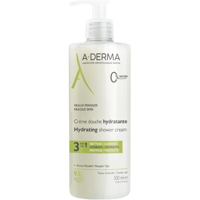A-DERMA Hydrating Shower Cream 500 ml A-DERMA Hydrating Shower Cream 500 ml