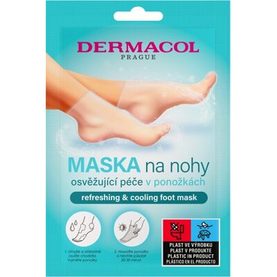 DERMACOL Osviežujúca maska na nohy v ponožkách 2× 15 ml DERMACOL Osviežujúca maska na nohy v ponožkách 2× 15 ml