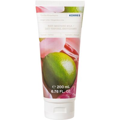 KORRES Ginger & Lime Body Smoothing Milk 200 ml KORRES Ginger & Lime Body Smoothing Milk 200 ml