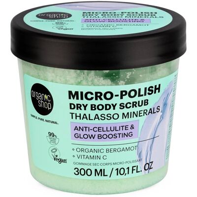ORGANIC SHOP Thalasso Micro-Polish minerálny suchý telový peeling 300 ml ORGANIC SHOP Thalasso Micro-Polish minerálny suchý telový peeling 300 ml