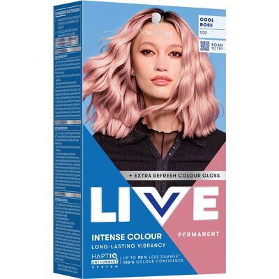 Schwarzkopf Live Intense Colour 109 Chladná ružová 60 ml Schwarzkopf Live Intense Colour 109 Chladná ružová 60 ml