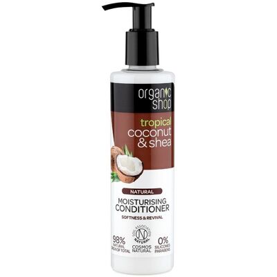 ORGANIC SHOP Hydratačný kondicionér kokos a bambucké maslo 280 ml ORGANIC SHOP Hydratačný kondicionér kokos a bambucké maslo 280 ml