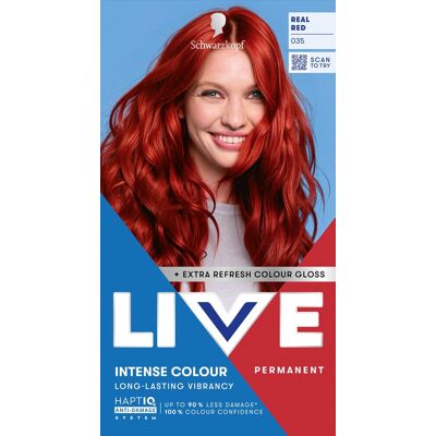 Schwarzkopf LIVE Intense Colour 035 Pravá červená 50 ml Schwarzkopf LIVE Intense Colour 035 Pravá červená 50 ml