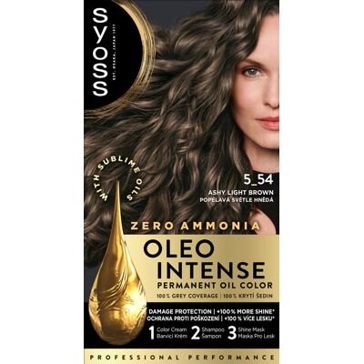 SYOSS Oleo Intense 5-54 Popolavo svetlo hnedý 50 ml SYOSS Oleo Intense 5-54 Popolavo svetlo hnedý 50 ml