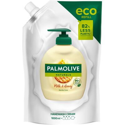PALMOLIVE Naturals Milk & Honey Hand Soap Refill 1000 ml PALMOLIVE Naturals Milk & Honey Hand Soap Refill 1000 ml