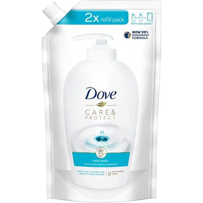 DOVE Care & Protect Tekuté mydlo náhradná náplň 500 ml DOVE Care & Protect Tekuté mydlo náhradná náplň 500 ml