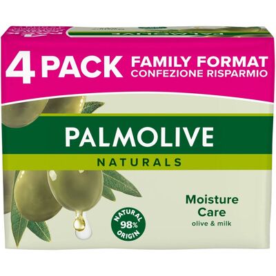 PALMOLIVE Naturals s výťažkami z mlieka a olív 4 × 90 g PALMOLIVE Naturals s výťažkami z mlieka a olív 4 × 90 g