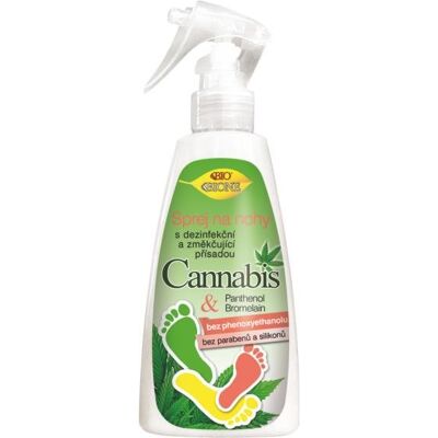 BIONE COSMETICS Cannabis Sprej na nohy s dezinfekčnou prísadou 260 ml BIONE COSMETICS Cannabis Sprej na nohy s dezinfekčnou prísadou 260 ml