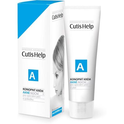 Parenteral CutisHelp Akné konopný krém nočný 30 ml Parenteral CutisHelp Akné konopný krém nočný 30 ml