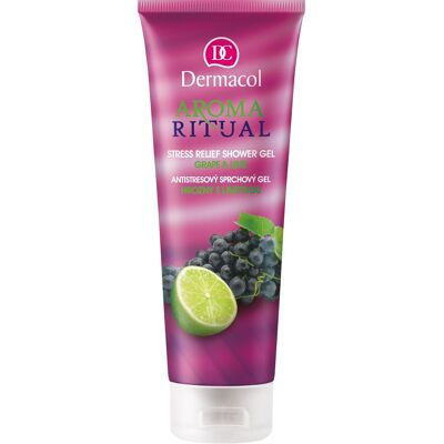 DERMACOL Aroma Ritual Grape & Lime Stress Relief Shower Gel 250 ml DERMACOL Aroma Ritual Grape & Lime Stress Relief Shower Gel 250 ml