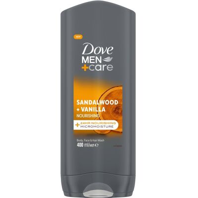 DOVE Men+ Care Vanilla & Sandalwood 400 ml DOVE Men+ Care Vanilla & Sandalwood 400 ml