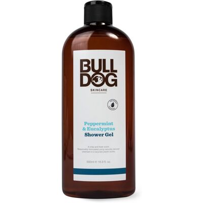 BULLDOG Peppermint & Eucalyptus Shower Gel 500 ml BULLDOG Peppermint & Eucalyptus Shower Gel 500 ml