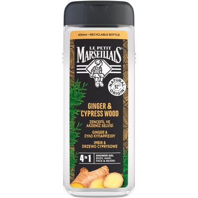 LE PETIT MARSEILLAIS Zázvor a Cyprus 4 v 1 400 ml LE PETIT MARSEILLAIS Zázvor a Cyprus 4 v 1 400 ml