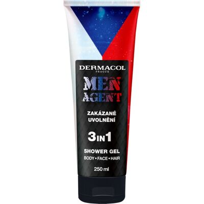 DERMACOL Men Agent Zakázané uvoľnenie 3 v 1 250 ml DERMACOL Men Agent Zakázané uvoľnenie 3 v 1 250 ml
