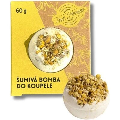 Pure HARMONY Šumivá bomba harmanček 60 g Pure HARMONY Šumivá bomba harmanček 60 g