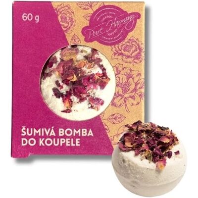 Pure HARMONY Šumivá bomba ruža 60 g Pure HARMONY Šumivá bomba ruža 60 g