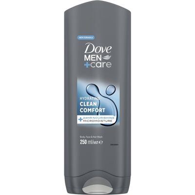 DOVE Men + Care Sprchovací gél Clean Comfort 250 ml DOVE Men + Care Sprchovací gél Clean Comfort 250 ml