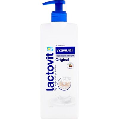 LACTOVIT Original Telové mlieko vyživujúce 400 ml LACTOVIT Original Telové mlieko vyživujúce 400 ml
