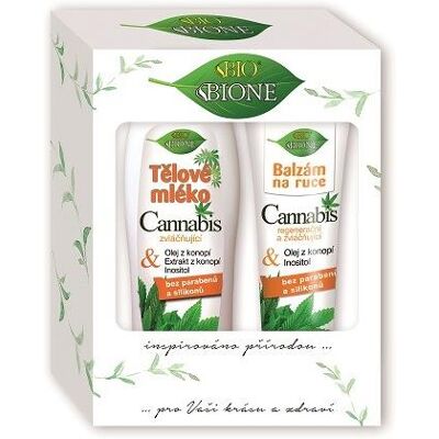 BIONE COSMETICS Darčeková súprava Cannabis 700 ml BIONE COSMETICS Darčeková súprava Cannabis 700 ml