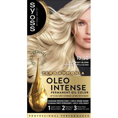 SYOSS Oleo Intense 10-50, svetlá popolavá blond, 50 ml SYOSS Oleo Intense 10-50, svetlá popolavá blond, 50 ml