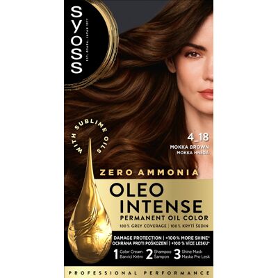 SYOSS Oleo Intense 4-18 Hnedá mokka 50 ml SYOSS Oleo Intense 4-18 Hnedá mokka 50 ml