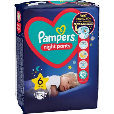 PAMPERS Night Pants veľ. 6 (19 ks) PAMPERS Night Pants veľ. 6 (19 ks)