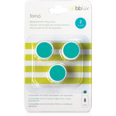 BBLÜV Náhradné nadstavce na pilník na nechty Trimö 3 ks 3 – 6 mes BBLÜV Náhradné nadstavce na pilník na nechty Trimö 3 ks 3 – 6 mes