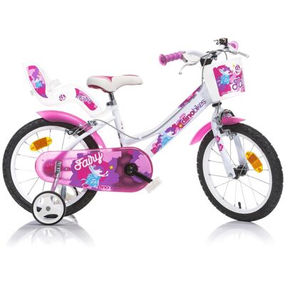 Dino Bikes bielo-ružový 16" Dino Bikes bielo-ružový 16"