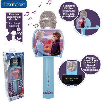 Lexibook Frozen Bezdrôtový mikrofón s Bluetooth reproduktorom Lexibook Frozen Bezdrôtový mikrofón s Bluetooth reproduktorom