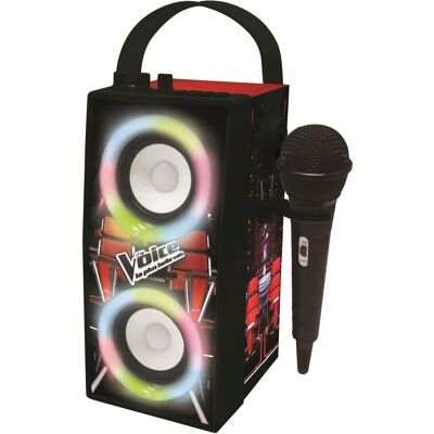 Lexibook Prenosný reproduktor The Voice s mikrofónom a svetelnými efektmi Lexibook Prenosný reproduktor The Voice s mikrofónom a svetelnými efektmi